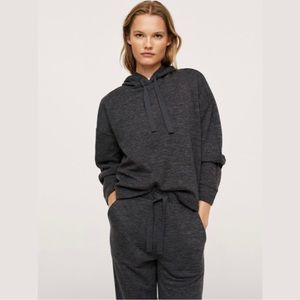 NWT MANGO Flecked hoodie
